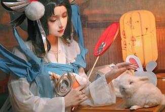 奶狮不咬人这一系列作品，嫦娥如梦令，把我脑海里的美图都刷新了！